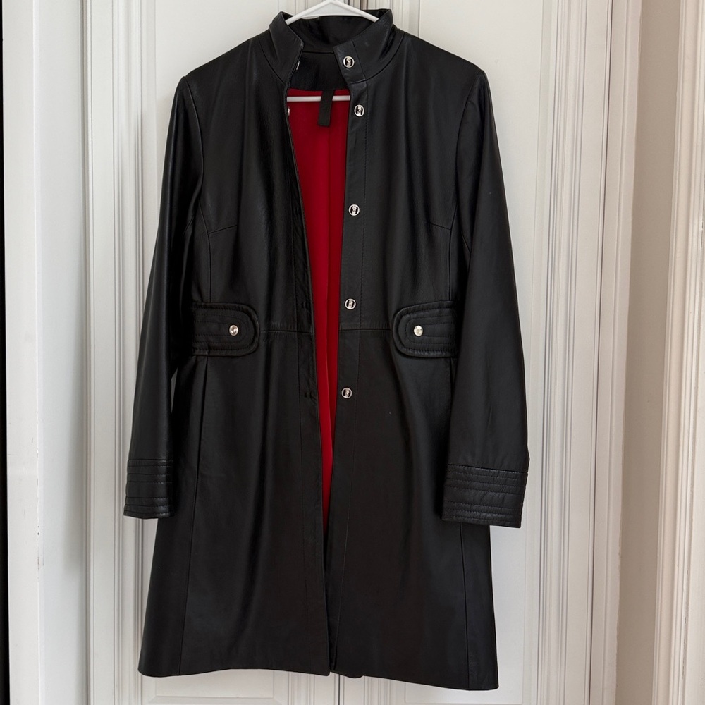 Chic Black Leather Jacket for Women